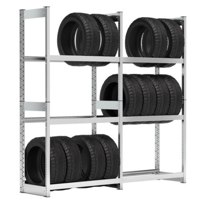 Tyre shelving systems